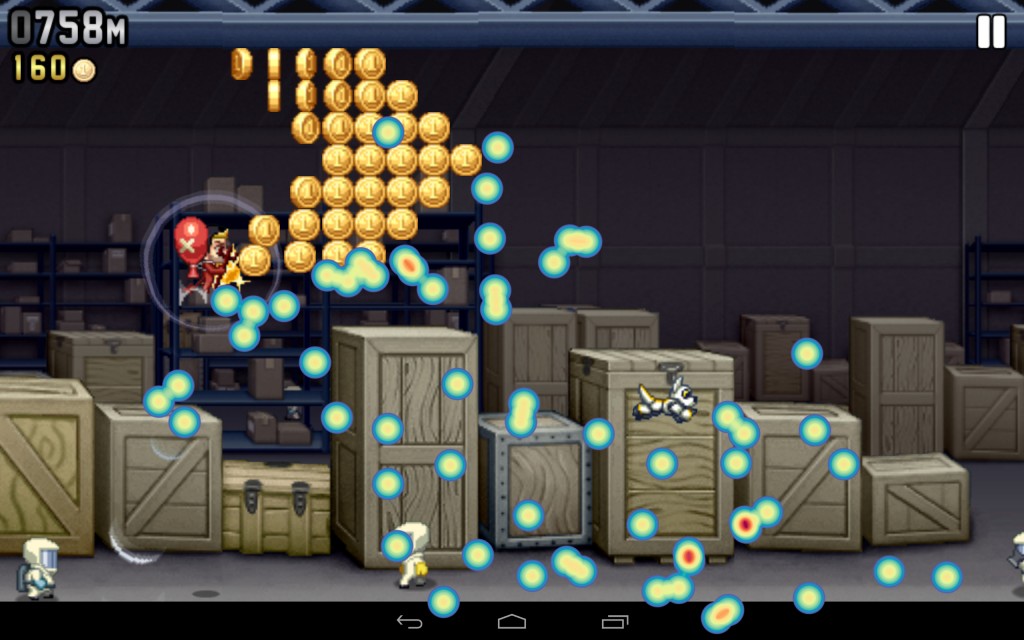 Eyetracking Jetpack Joyride, Smash Hit and Dungeon Keeper Bigger on