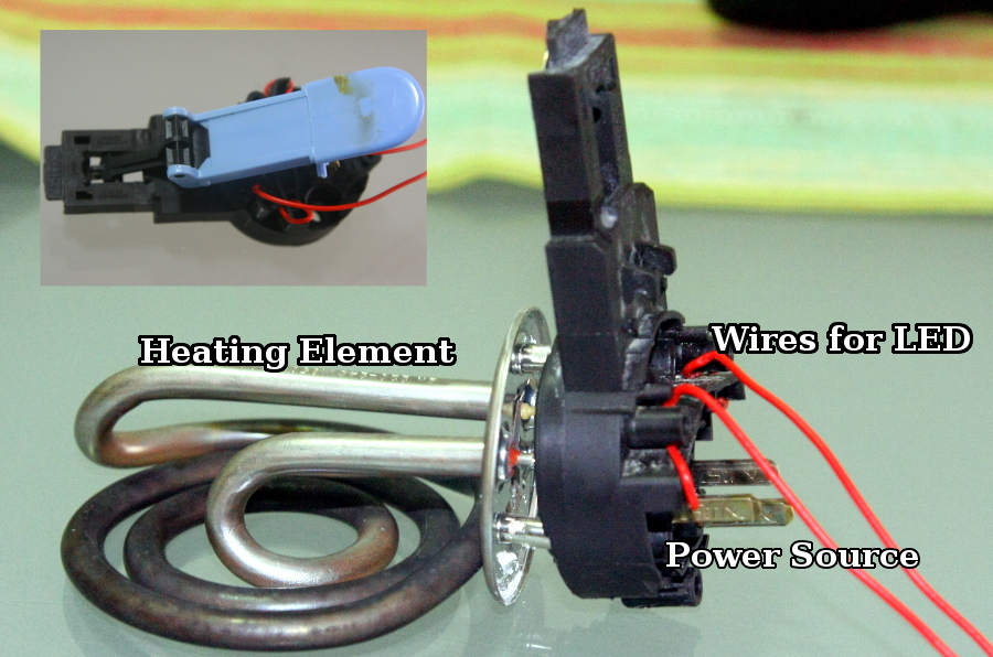 Electric store kettle wire