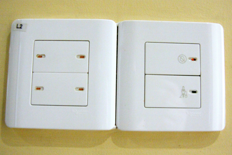 Hotel Bathroom Light Switch