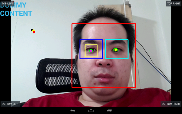 android eye tracking